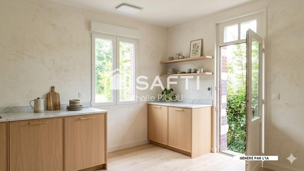 Vente Maison Maison de caractère avec jardin proche mer – À restaurer entièrement Criel-sur-mer