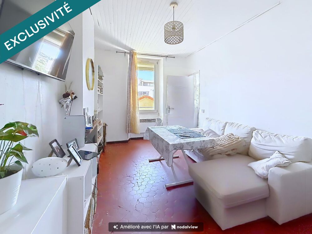 Vente Appartement T3 , 42m2 dernier étage sur cour au calme Marseille 10
