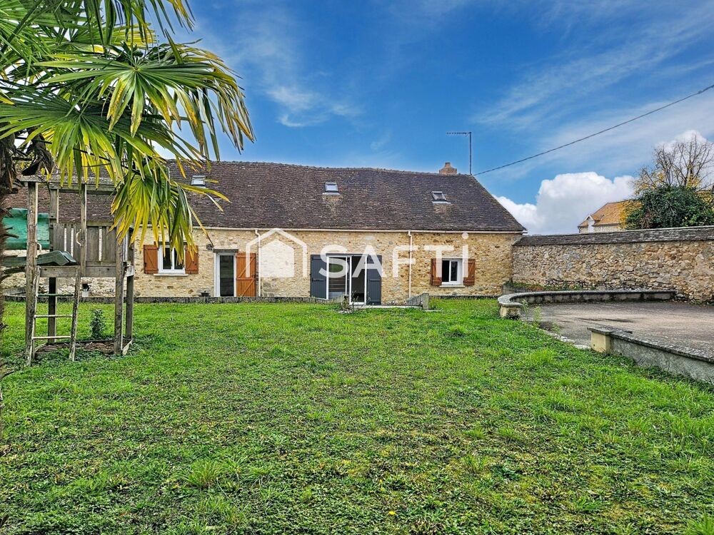 Une maison chaleureuse avec jardin clos et grange