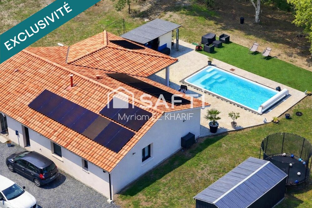 Contemporaine avec piscine  Cadre privilégié