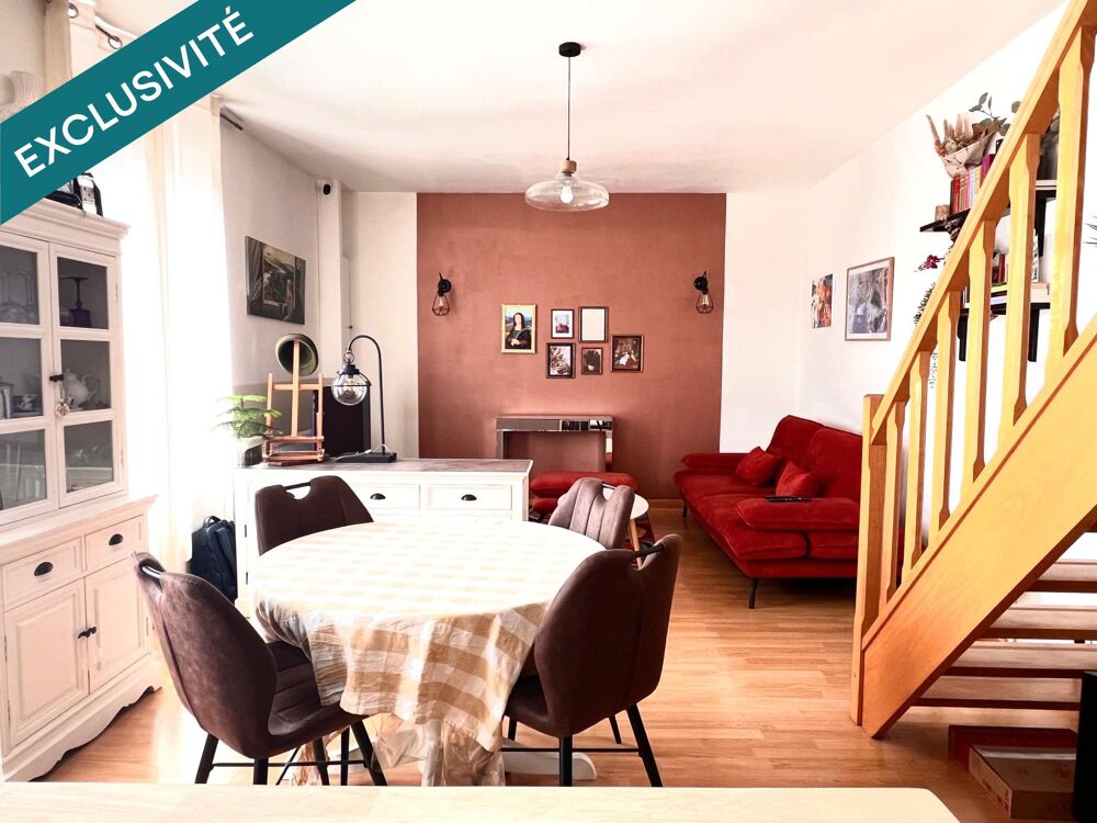 Vente Appartement Duplex corps de ferme 89m2 2ch 2pl parking Saultain