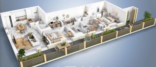  Appartement � vendre 3 pi�ces 73 m�