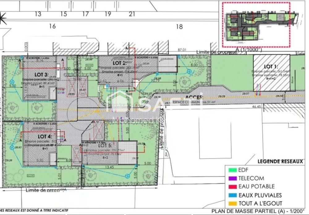 Vente Terrain Un emplacement rare en plein centre ville Poissy
