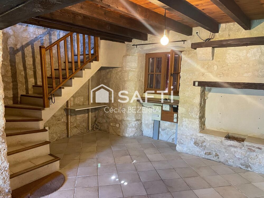 Vente Maison Au coeur de la cité médiévale de Larressingle, maison de pierre sur 3 niveaux Larressingle