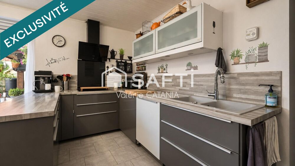 Vente Maison MOIRANS HYPERCENTRE – MAISON DE VILLE 120 M² – 4 CHAMBRES – COUR PRIVATIVE – STATIONNEMENT Moirans