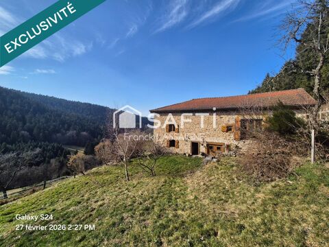   Maison en pierres sans vis � vis avec source Maison - 4 pi�ce(s) - 82 m�