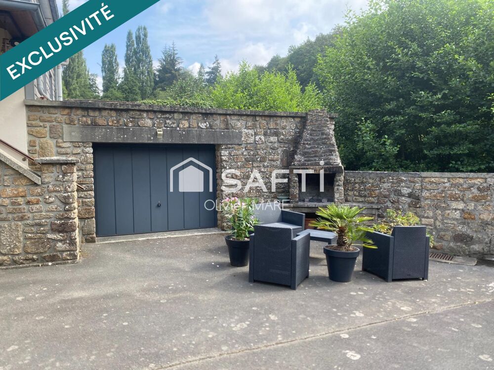 Maison en pierre, 117 m², 3 chs, terrain 893 m², Tinchebray Bocage