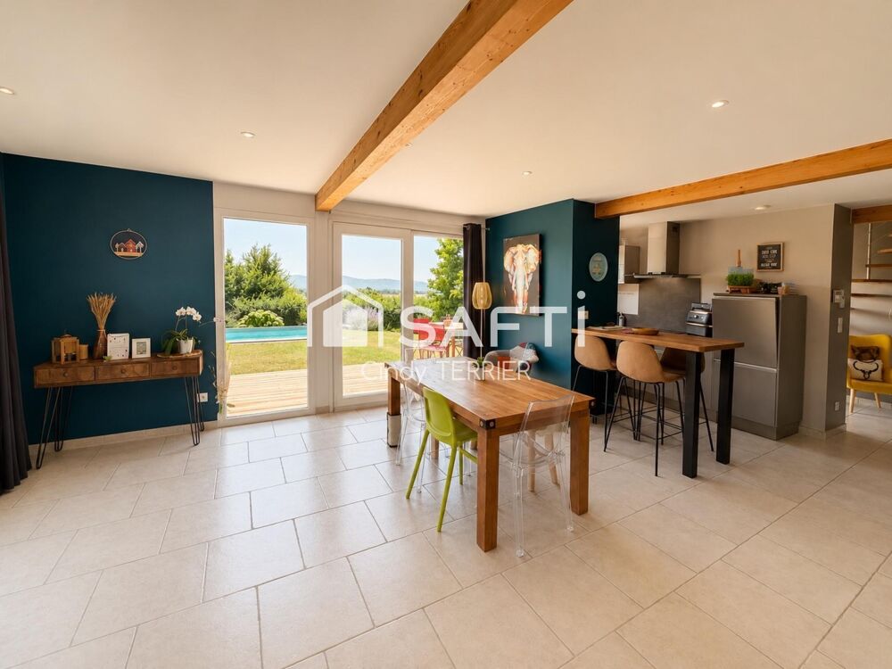 Vente Maison COLOMBE – Villa familiale de 145 m² avec piscine, vue dégagée et environnement privilégié Apprieu
