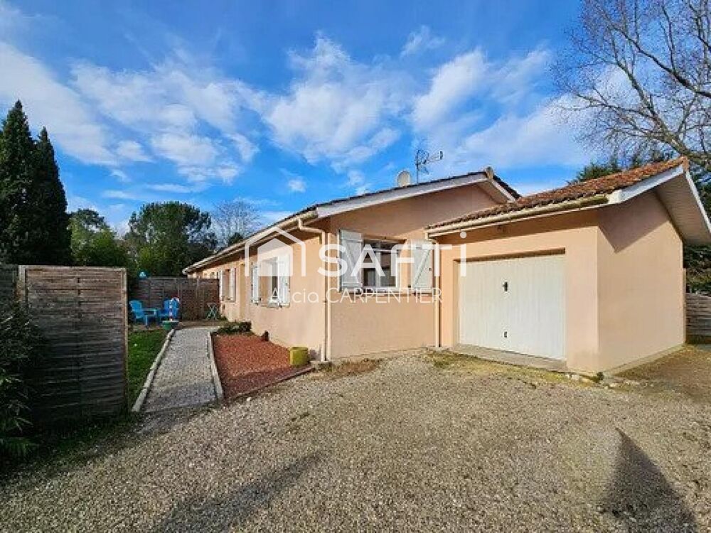 Maison de plain-pied, VENDUE LOUEE, avec 3 chambres et un garage