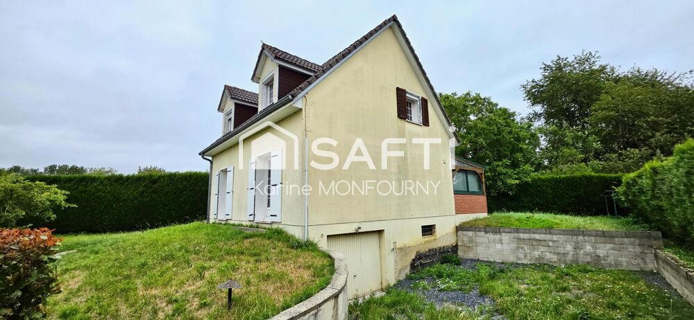 Maison individuelle sur sous-sol avec 3 chambres et jardin