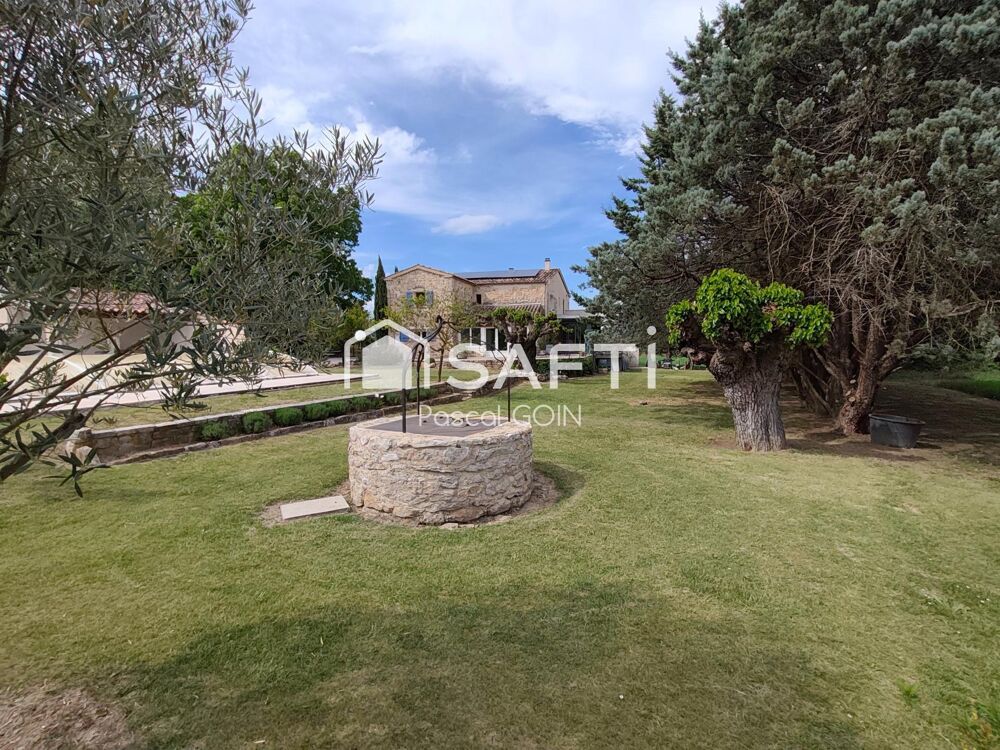 Vente Maison Grand Mas lumineux aux Portes de Barjac 30430 Saint-jean-de-maruejols-et-avejan