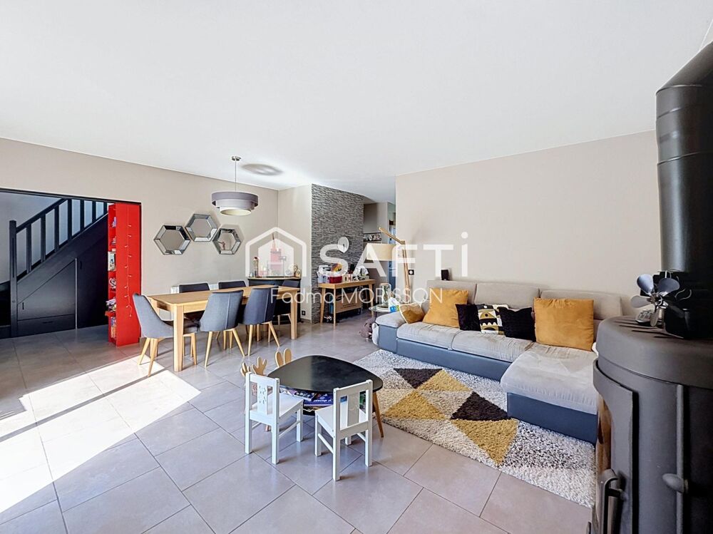 Maison individuelle 5 pièces  97 m² sur 400 m² de terrain