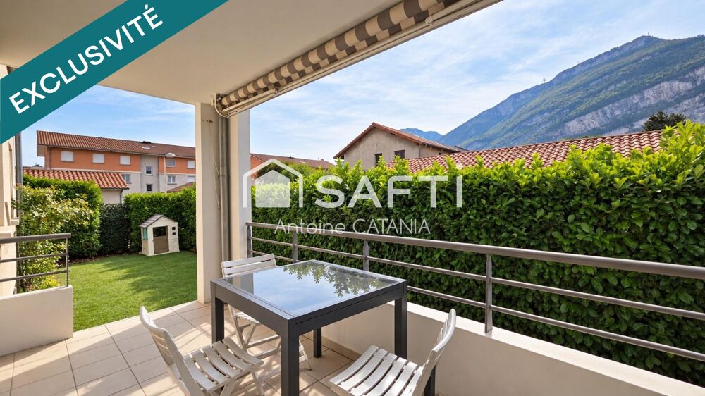 Vente Appartement SASSENAGE – T3  d' enviro 67 m² avec jardin  et terrasse Sassenage