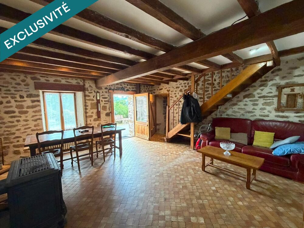 Vente Maison Corps de ferme rénové de 120m² Gioux
