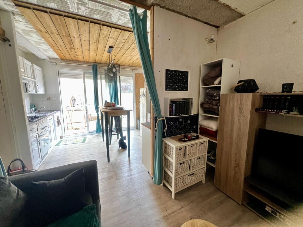Vente Appartement Rée de jardin, T2 dans parc de 7000 m2. Parking Le barcares