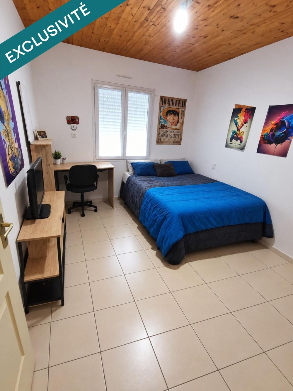 Vente Maison PLAIN PIED 3 CHAMBRES GARAGE CARRELE ASSAINNISSEMENT COLLECTIF Mouilleron-saint-germain