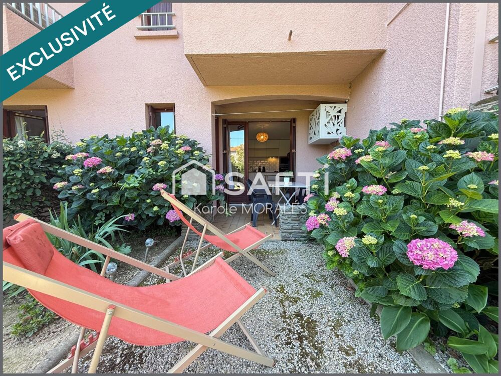 Vente Appartement COLLIOURE, T2 BIS VENDU MEUBLE, CAVE,TERRASSE ET PLACE DE STATIONNEMENT PRIVEE Collioure