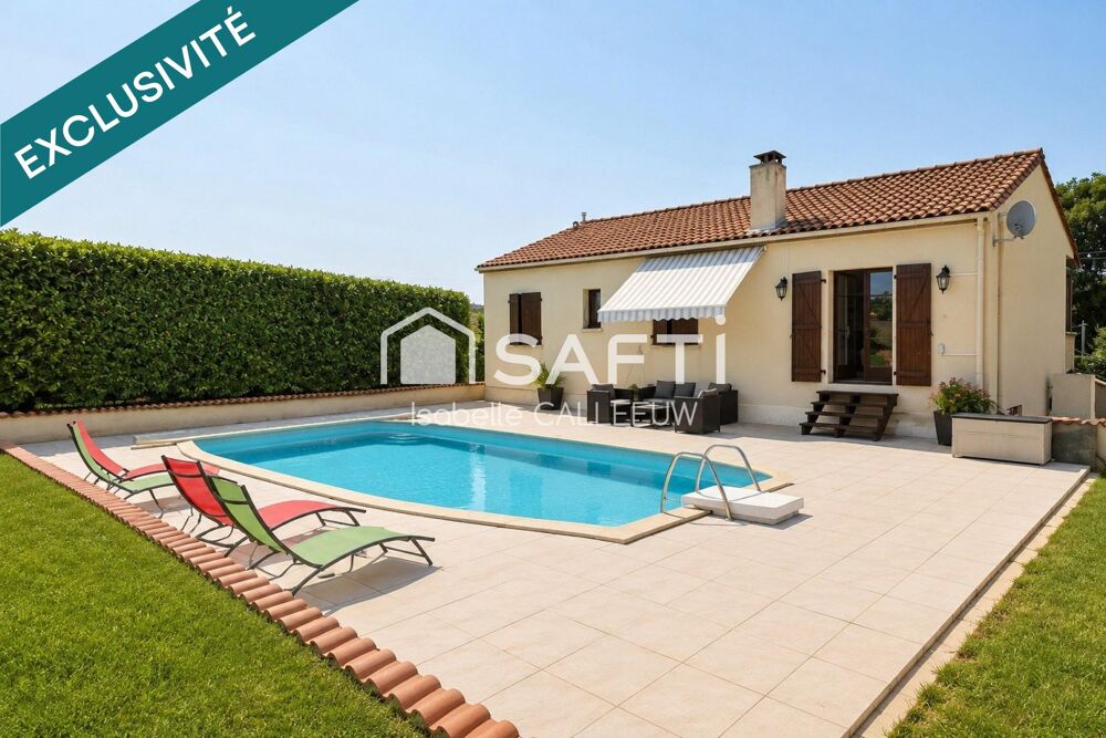 5 chambres, 2 cuisines, 2 salles de bains, piscine  tout est déjà là