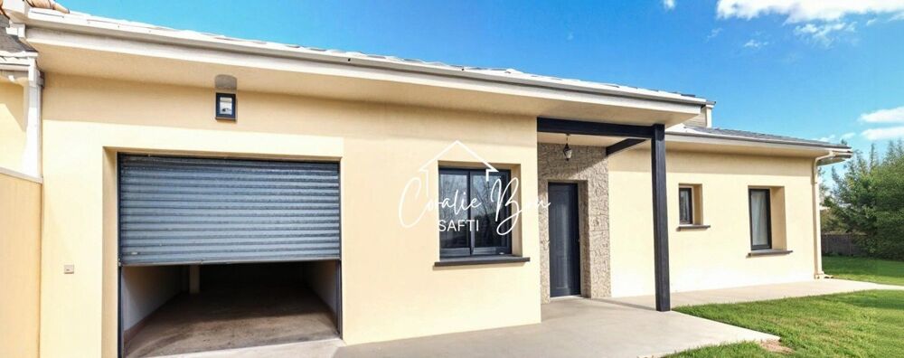 Maison familial neuve 120 m² 3 chambres, garage
