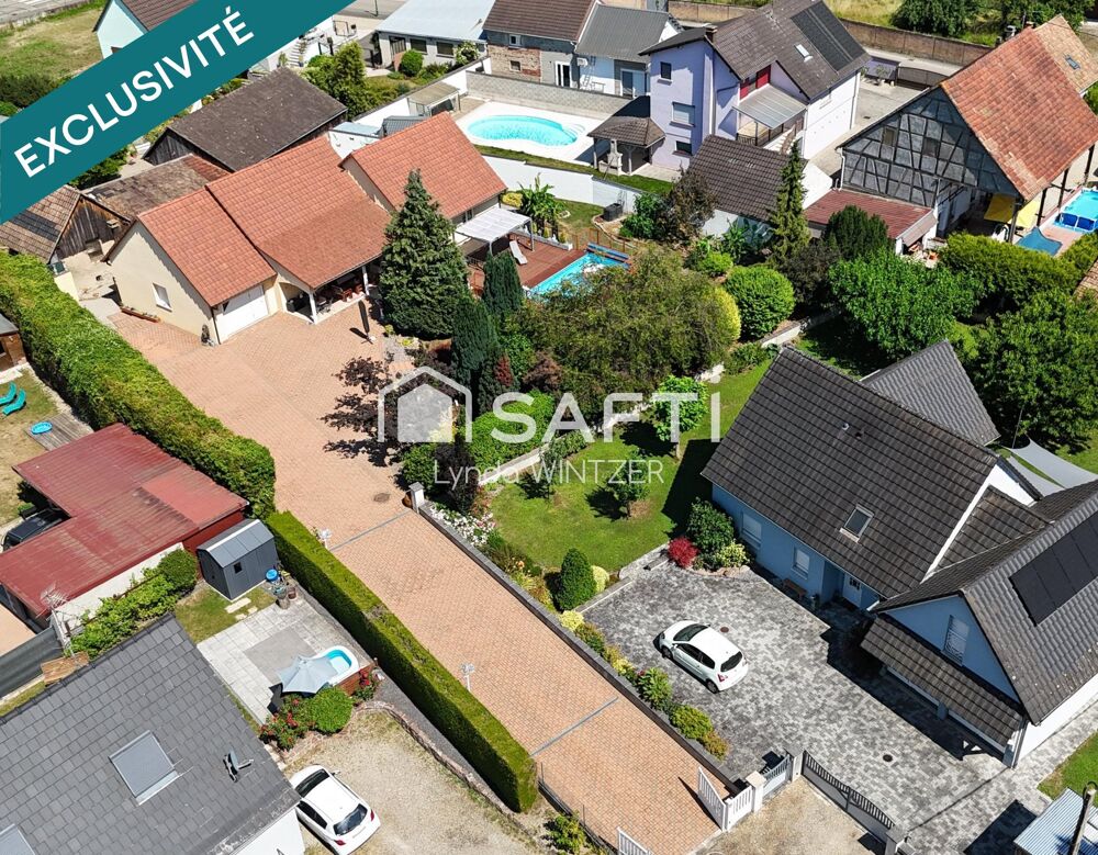Vente Maison Au calme, superbe maison familiale avec piscine, Quatre chambres dont deux chambres de plain pied et DPE C Schoenau