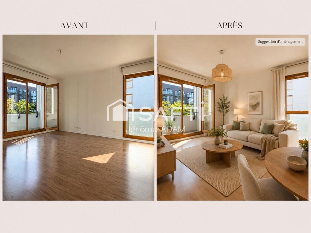 Superbe T4 76 m2 exposé sud ouest | Loggia 19 m2