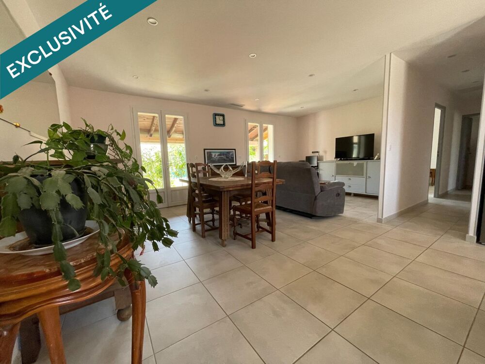 Vente Maison 34320 ROUJAN MAISON DE PLAIN PIEDS 3/4 PIECES TERRAIN 442 M² Roujan