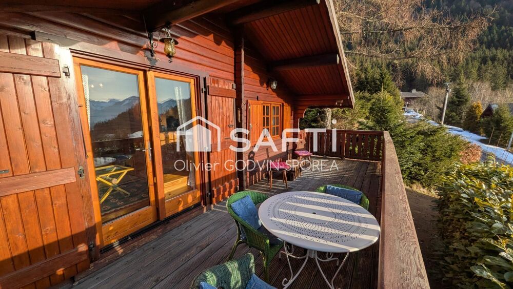 Vente Maison Chalet accroché à la montagne avec terrasse plein ouest Le biot