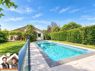 Vente Maison Rare, maison de plain-pied, 4 chambres au calme, avec piscine Coublevie