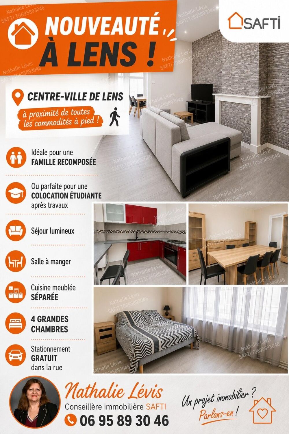 Maison 5 pièces 110 m² · à Lens · 110 m² · 90 100 €