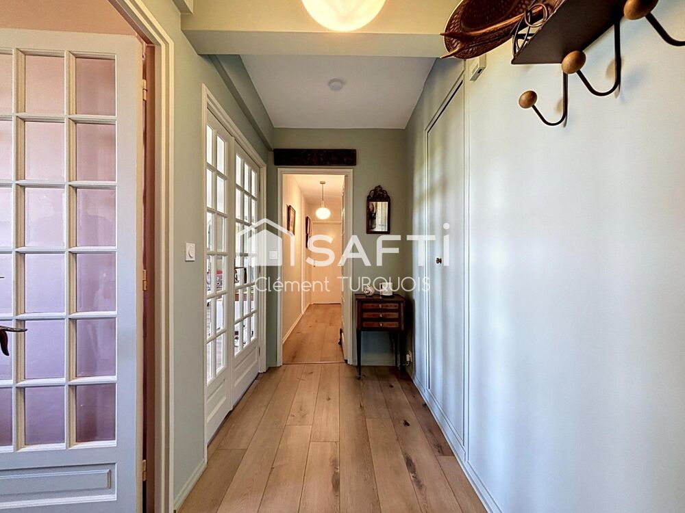 Saint-Cyr-sur-Loire  Appartement 85 m² rénové avec balcons, box et cave