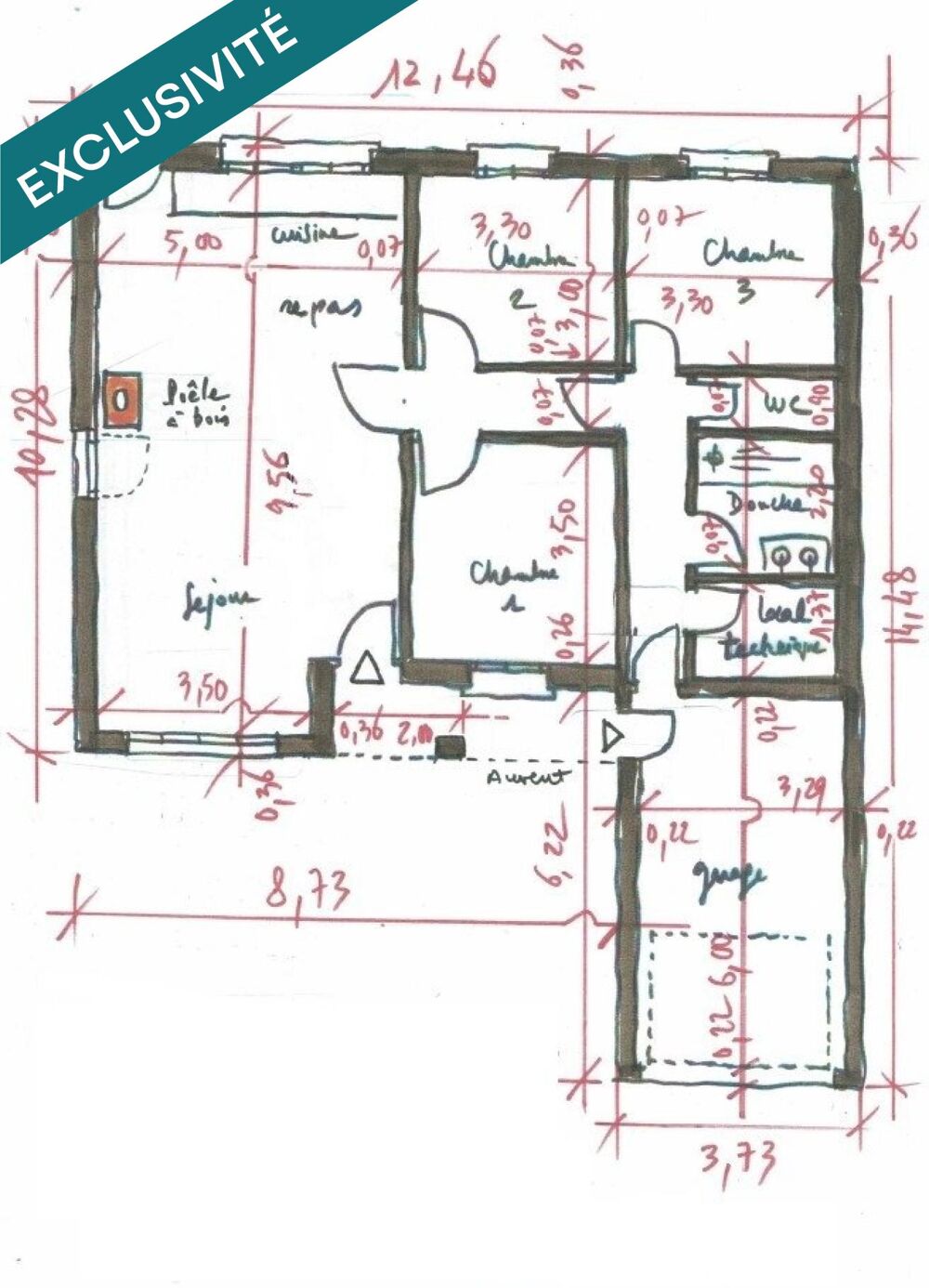 Vente Maison Maison plain pied Sion-les-mines