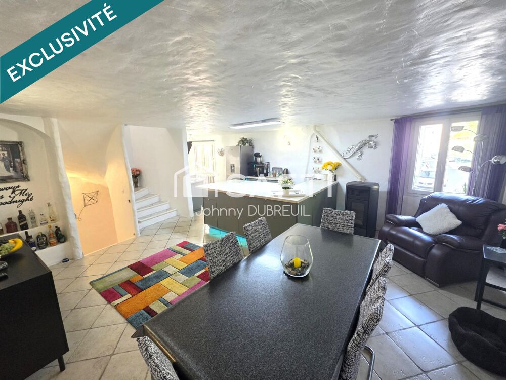 Vente Maison PIGNANS – MAISON DE VILLAGE T4, GRAND GARAGE DE 50M2, LUMINEUSE, CLIMATISATION Pignans