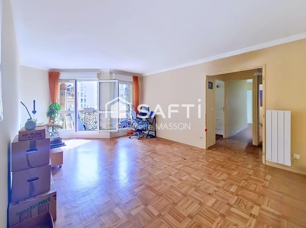 Appartement 3P avec balcon, cave et parking