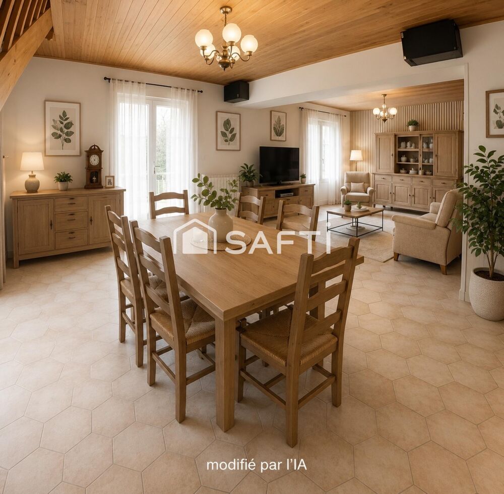 Maison 6 pièces avec trois garages et une dépendance aménageable