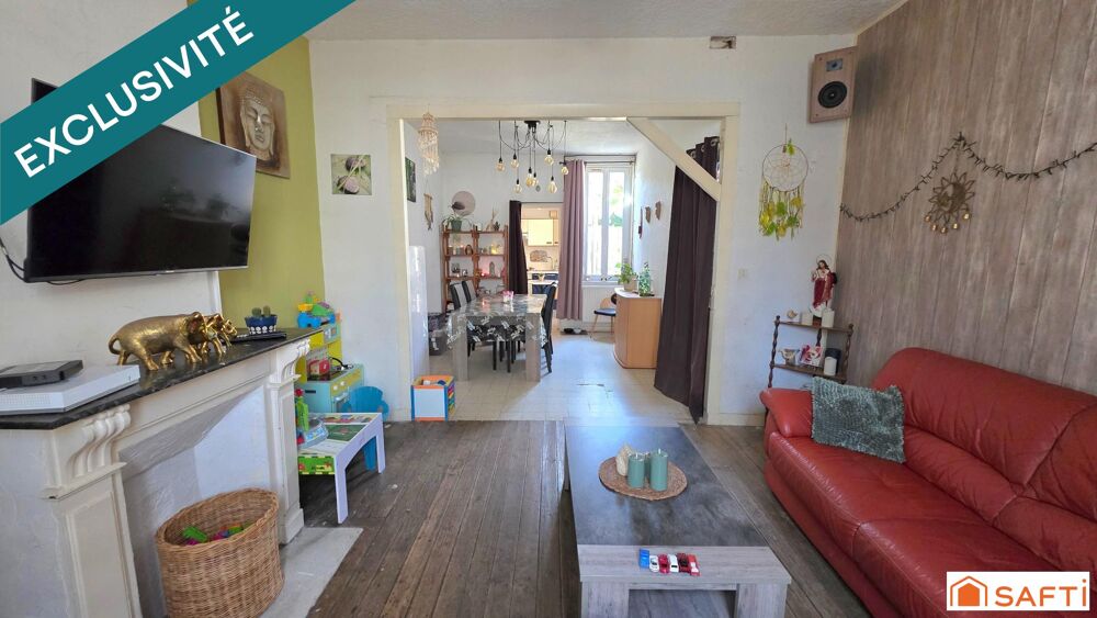 Maison T6 avec cour à rénover