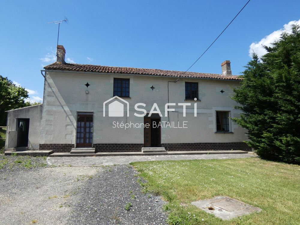 Vente Maison Ancien corps de ferme avec dépendances – Terrain 5660 m² – Saires (86420) Saires