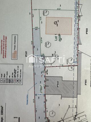  Terrain � vendre 582 m�