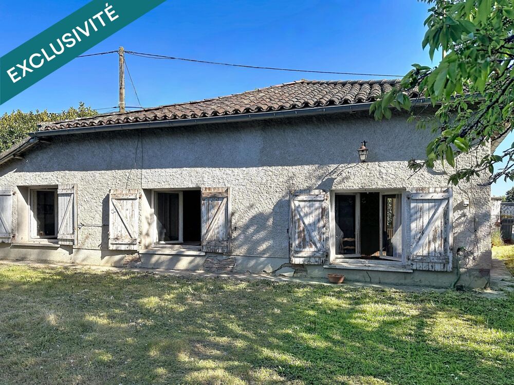Maison et annexe à rénover à prix abordable sur un terrain d'environ 2000 m²
