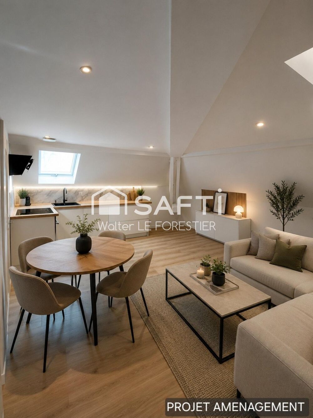 APPARTEMENT T2 Bis DUPLEX RENOVE AVEC JARDIN ET PLACE DE PARKING
