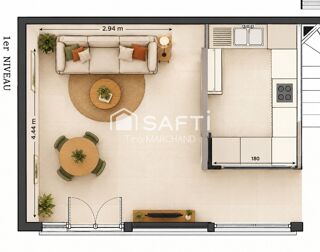 Vente Appartement DUPLEX T4 EN DERNIER ÉTAGE - 3 CHAMBRES, PARKING ET CAVE À SARTROUVILLE Sartrouville