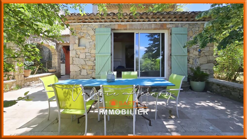 Vente Maison ROCBARON : Maison en pierre de 128 m² sur un terrain de 1756 m², 3 chambres, garage... Rocbaron