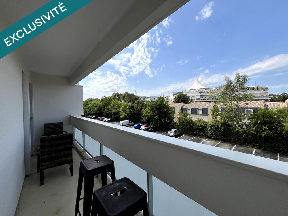 LE BOUSCAT CENTRE T4 avec 3 balcons et parking.
