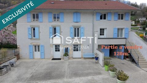   Tullins - Maison mitoyenne de 120m² habitables avec grand garage, cour. Maison - 4 pièce(s) - 120 m²