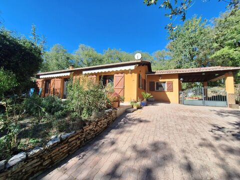   Maison de plain-pied  avec grande véranda avec terrain clôturé et arboré Maison - 4 pièce(s) - 100 m²