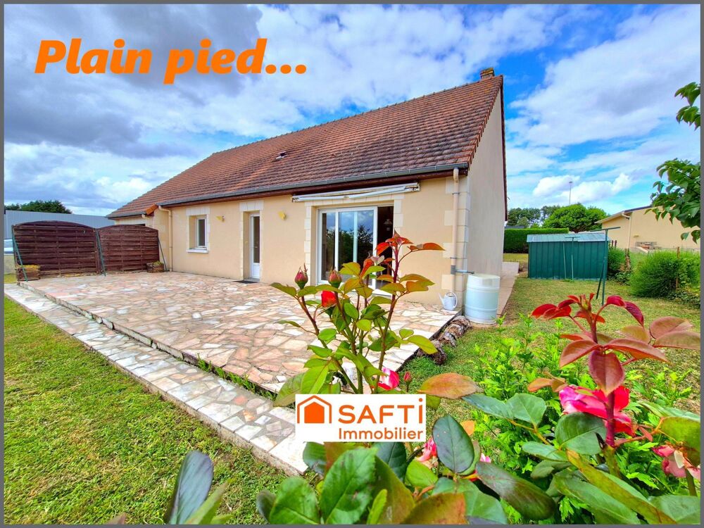 PLAIN PIED 2 chambres proche commodités + jardin