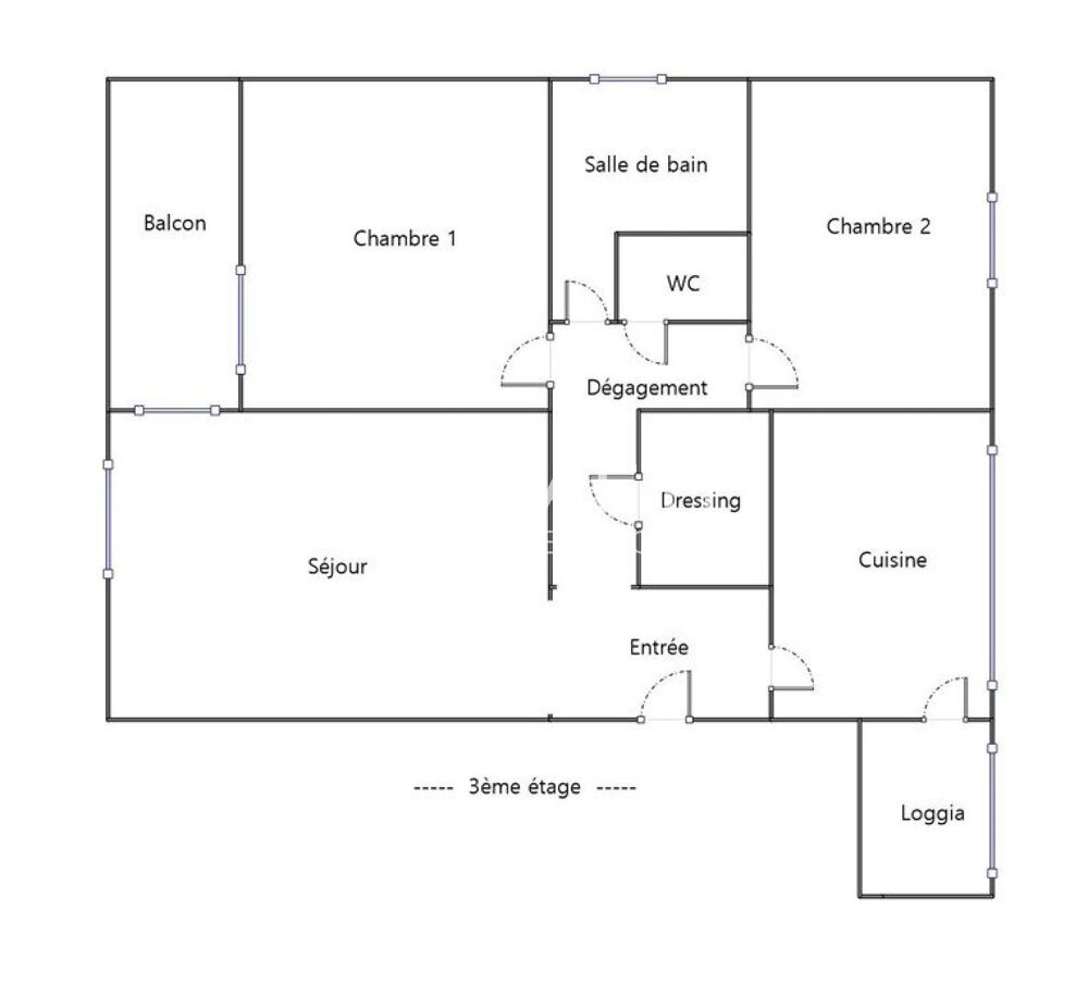 Vente Appartement Appartement T3 Marseille 68m²  entièrement rénové avec balcon + cave Marseille 11