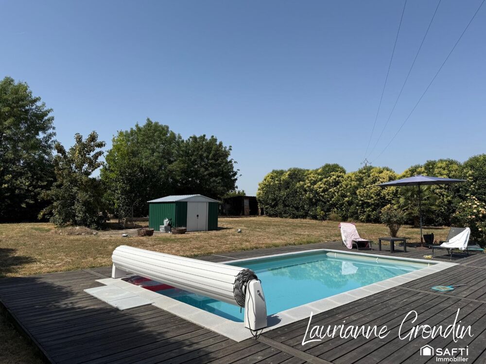 Vente Maison Coup de cœur assuré • Pavillon de plain-pied ultra-économe (DPE C) avec piscine – Proche Saint-Jean-d'Angély Saint-pierre-de-l'isle