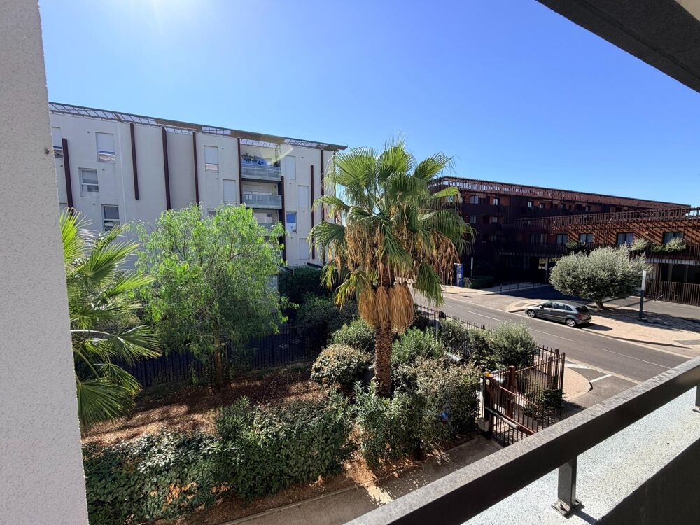 Sète : T2, terrasse plein sud, garage et plages
