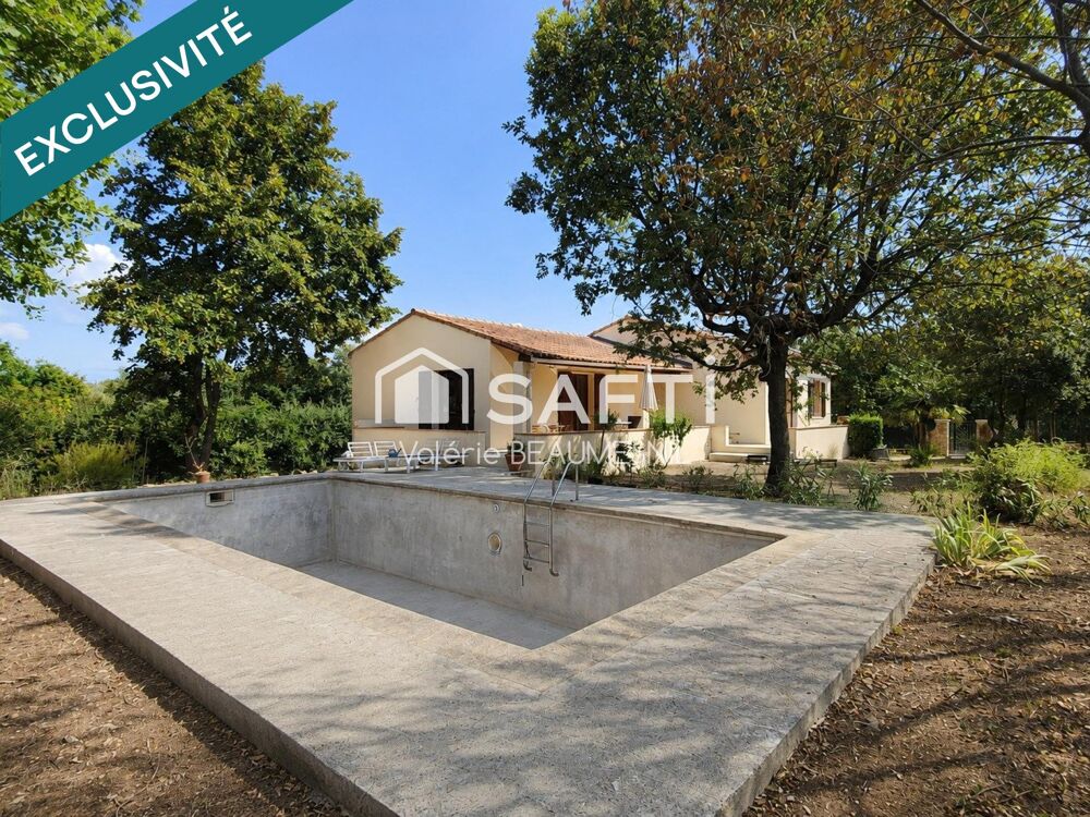 Villa 110 m2 de plain pied sur SOUS SOL COMPLET  Terrain 1 500 m²  Sans vis-à-vis