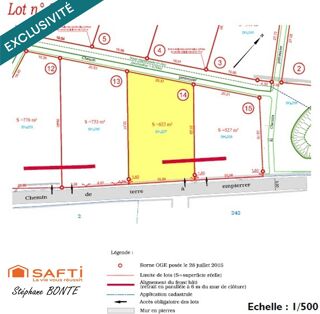  Terrain à vendre 622 m²